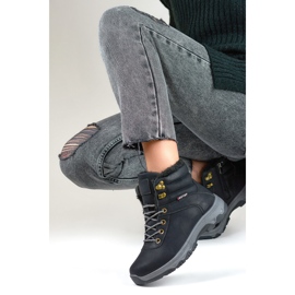 Chaussures de trekking hautes pour femmes, noires le noir 1