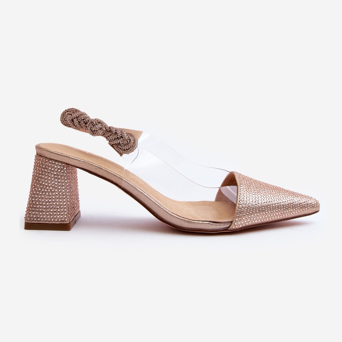 Escarpins élégants à bout pointu D&amp;A MR91292-1 Champagne doré 1