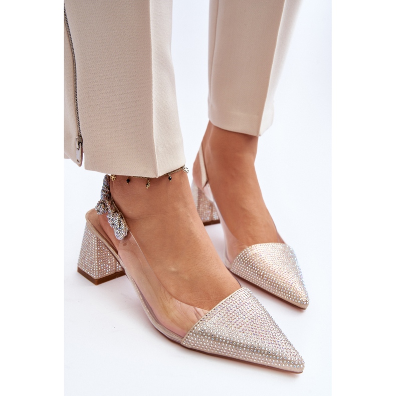 Escarpins élégants à bout pointu D&amp;A MR91292-1 Or d'or 1