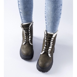 Bottes isolées vertes de Tadasuni 3