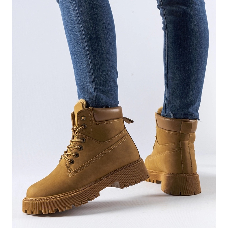 Travailleurs Hector isolés classiques marron brun 1