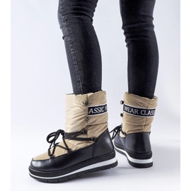 Boots de neige à plateforme Vineyard beige foncé 1