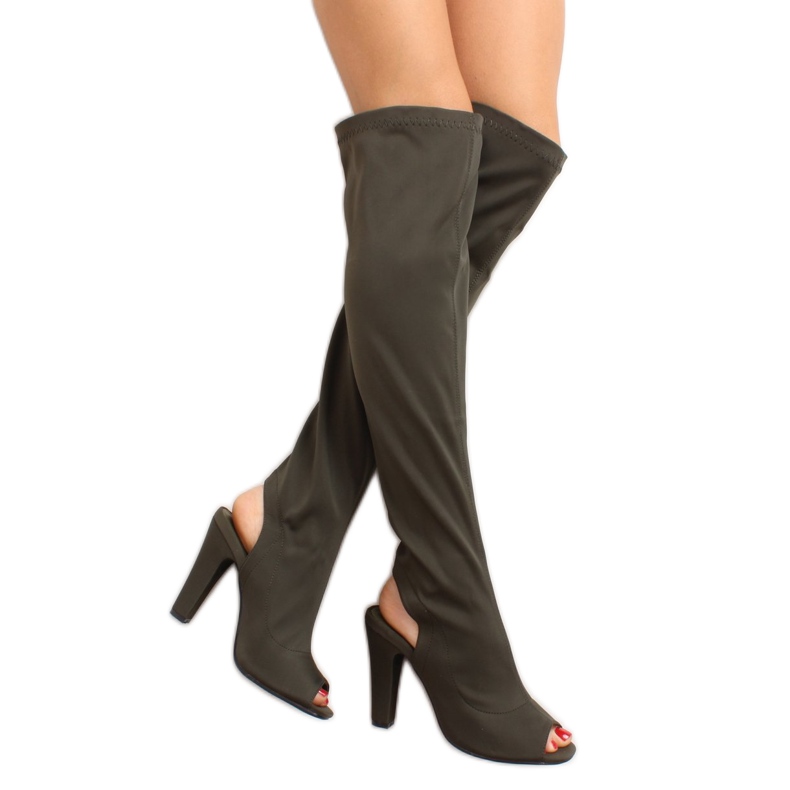 Bottes bout ouvert R110P Vert 2