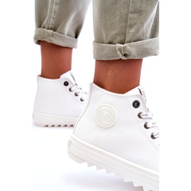 Baskets Femme Big Star High Warm White GG274108 blanc 1