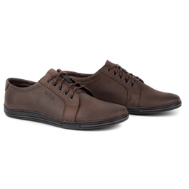 Polbut Chaussures homme en cuir 320 marron foncé brun 2