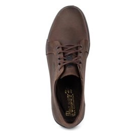 Polbut Chaussures homme en cuir 320 marron foncé brun 4