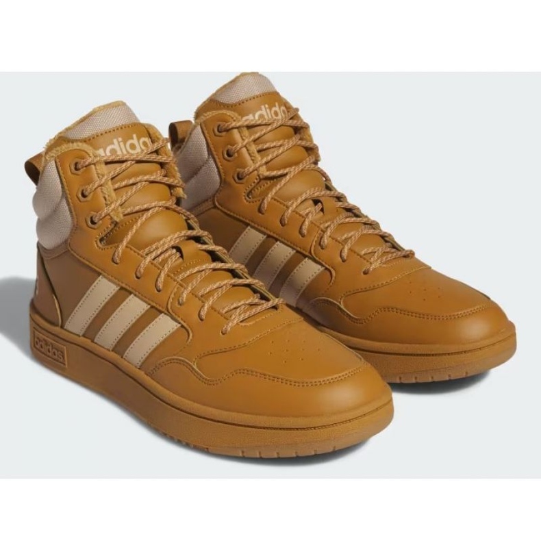 Chaussures Adidas Hoops 3.0 Mid Basketball Wtr M IF2636 brun 1 Chaussures Adidas Hoops 3.0 Mid Basketball Wtr M IF2636 brun 1
