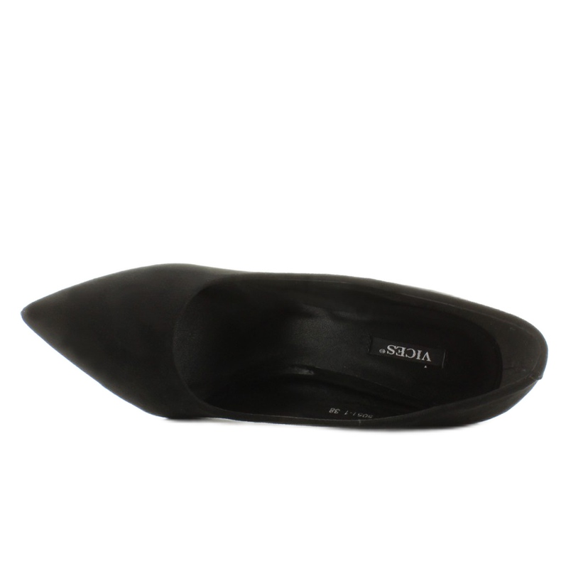 Escarpins élégants à talons originaux le noir 2