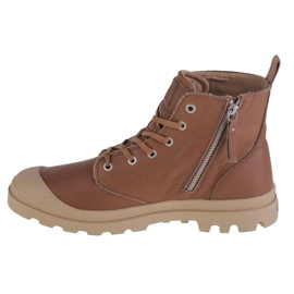 Chaussures Palladium Pampa Zip Lth Ess M 76888-254-M brun 1