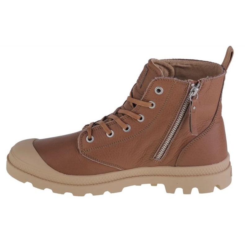 Chaussures Palladium Pampa Zip Lth Ess M 76888-254-M brun 1