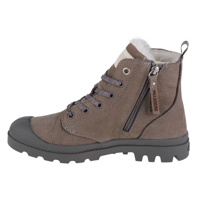 Chaussures Palladium Pampa Hi Zip Wl 95982-055-M gris 1