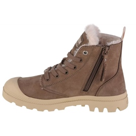Chaussures Palladium Pampa Hi Zip Wl 95982-212-M brun 1
