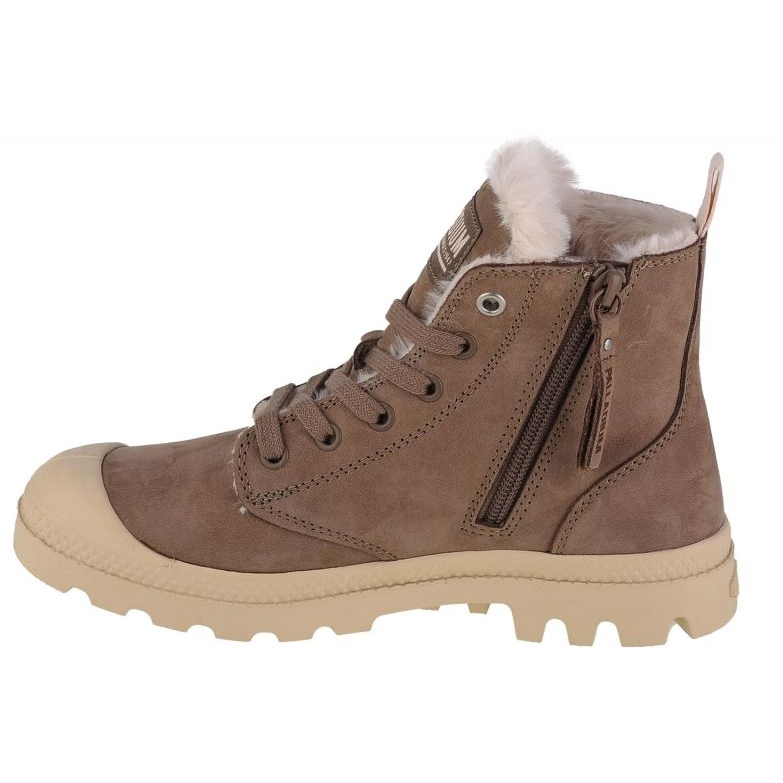 Chaussures Palladium Pampa Hi Zip Wl 95982-212-M brun 1