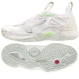 Chaussures de volley-ball Mizuno Wave Momentum 3 W V1GC231235 blanc 1