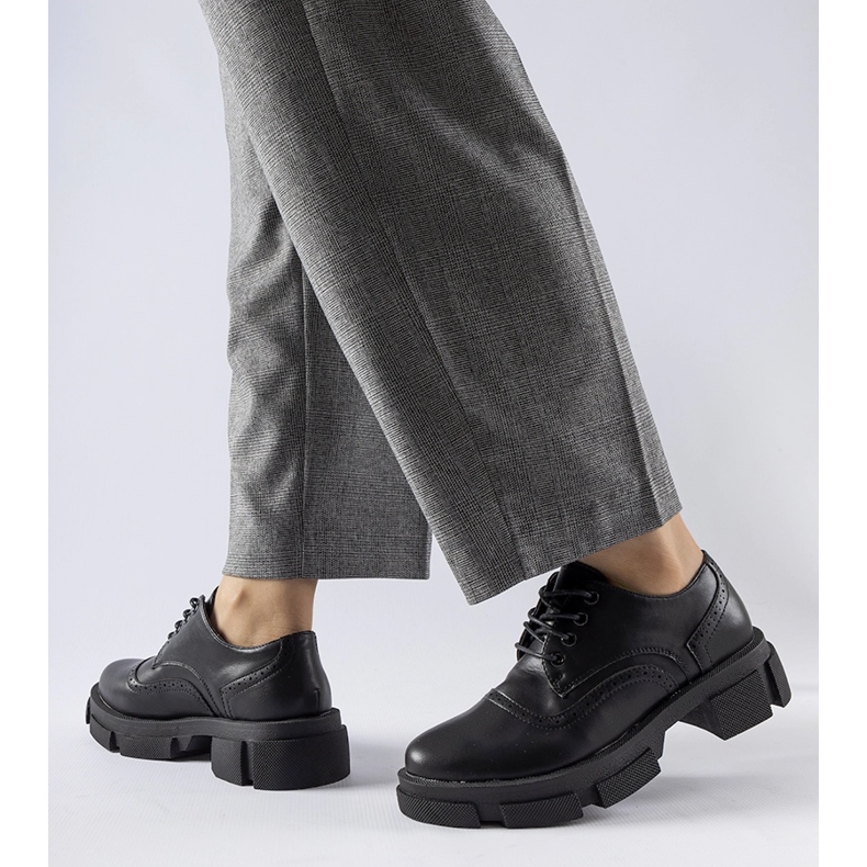 Chaussures à lacets noires Piazzetta 1