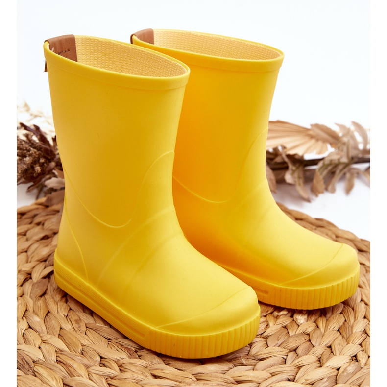 Lemigo Bottines en caoutchouc enfant Wave Gokids 979 Jaune 2