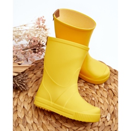 Lemigo Bottines en caoutchouc enfant Wave Gokids 979 Jaune 3