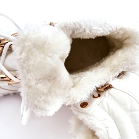 Bottes Sport Isolées Femme Trappeurs Lacets Blanc Bastini 7