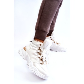 Bottes Sport Isolées Femme Trappeurs Lacets Blanc Bastini blanche 2