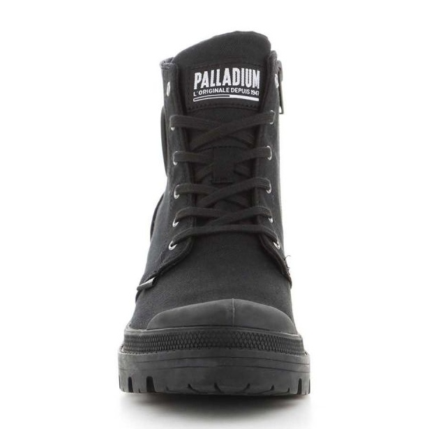 Chaussures Palladium Pallabase Twill W 96907-008-M le noir 1 Chaussures Palladium Pallabase Twill W 96907-008-M le noir 1