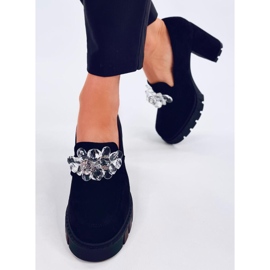 Mocassins Nadine Bottines à talons noires le noir 2