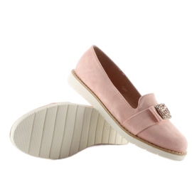 Mocassins Daim Pastel T245 Rose 2 Mocassins Daim Pastel T245 Rose 2