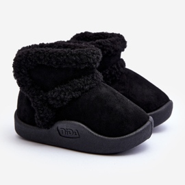 Bottes de neige Velcro Enfant Noir Unitia 1