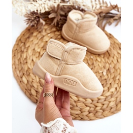 Bottes de neige pour enfants beiges doublées de fourrure, Benigna 2