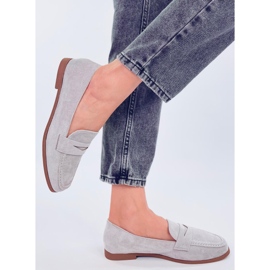 Mocassins femme Dorry Grey gris 1