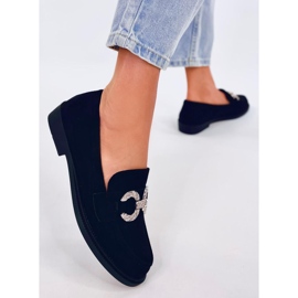Mocassins classiques en daim noir Daimer 1
