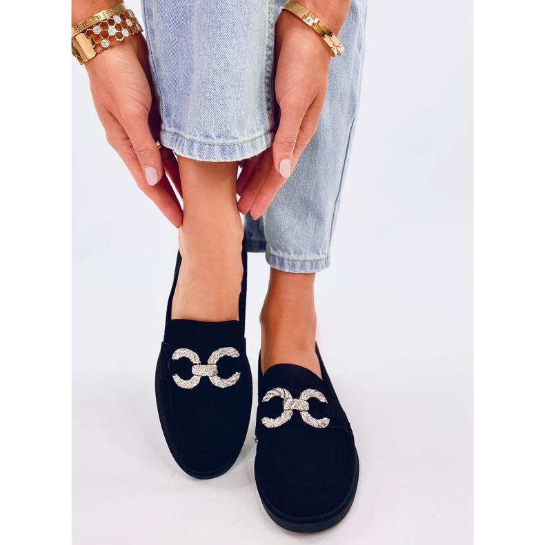 Mocassins classiques en daim noir Daimer 2