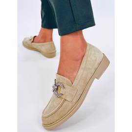 Mocassins classiques en daim Daimer Green vert 4