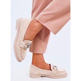Mocassins classiques en daim Daimer Beige 2