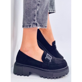 Mocassins plateforme à boucle Leena Noir le noir 1