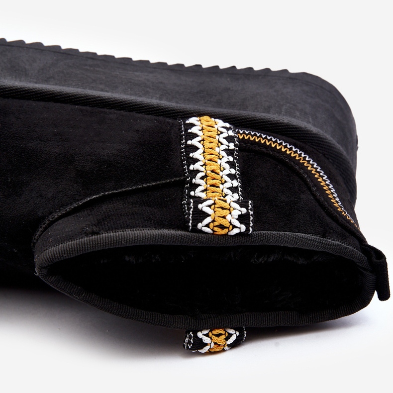 Bottes de neige à plateforme avec motif Udra noir 1