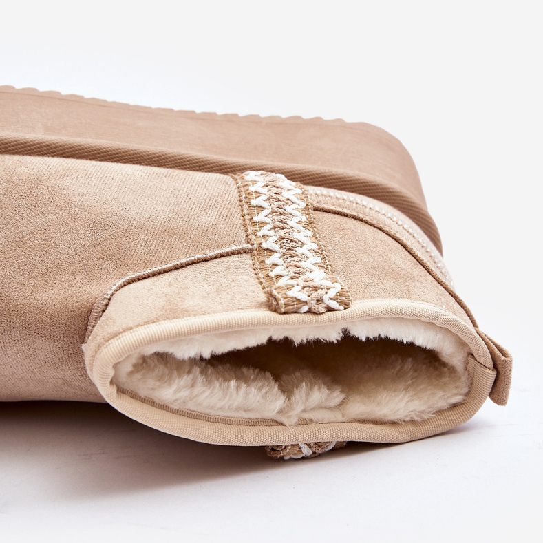 Bottes de neige à plateforme avec motif Udra beige 1 Bottes de neige à plateforme avec motif Udra beige 1