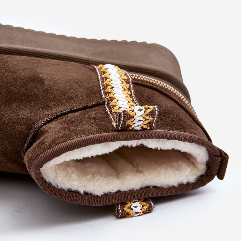 Boots de neige à plateforme avec motif Udra vert foncé 1