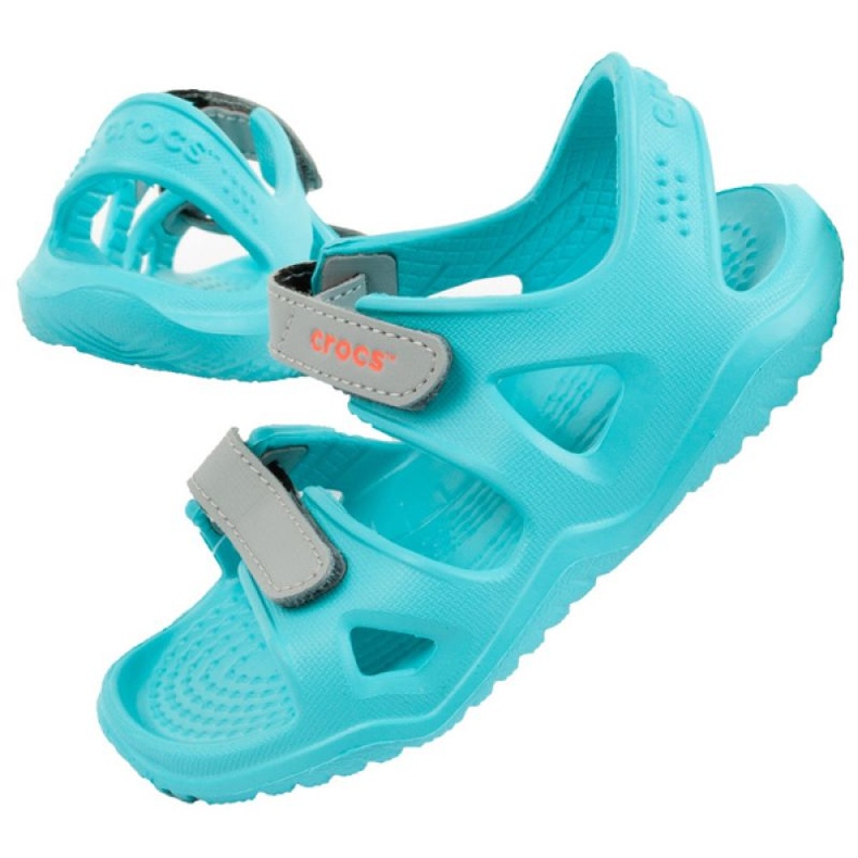 Sandales Crocs Swiftwater Jr 204988-40M bleu 1