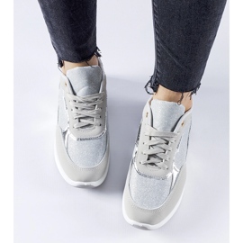 Baskets grises à paillettes de Roganzuolo 1