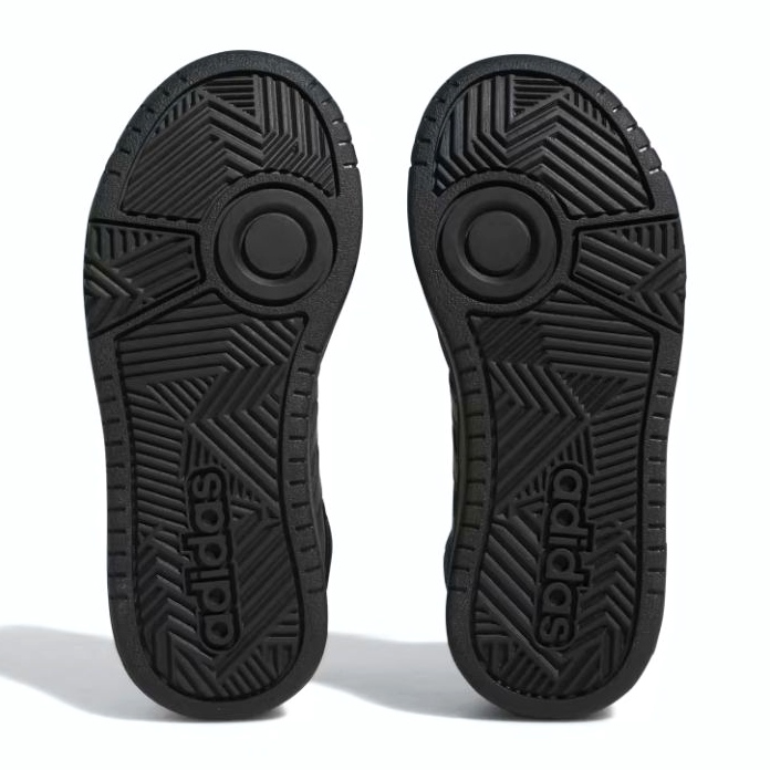 Chaussures Adidas Hoops Mid 3.0 K Jr HR0228 le noir 2