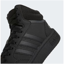 Chaussures Adidas Hoops Mid 3.0 K Jr HR0228 noir 5
