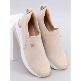 Chaussures compensées Hense Abricot beige 5