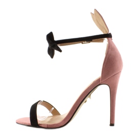 Sandales sur épingle à oreilles ZJ-15P Rose 1 Sandales sur épingle à oreilles ZJ-15P Rose 1