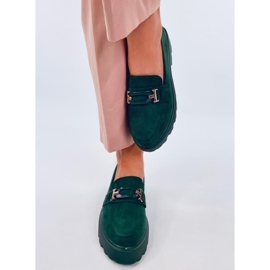 Mocassins femme en daim Ralfes Verts 3