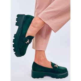 Mocassins femme en daim Ralfes Verts 5