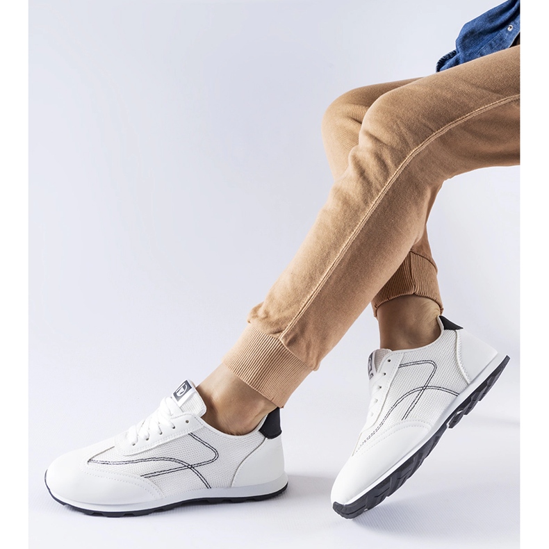 Baskets de sport blanches Pinarella 1