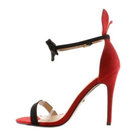 Sandales sur épingle avec oreilles ZJ-15P Rouge 1 Sandales sur épingle avec oreilles ZJ-15P Rouge 1