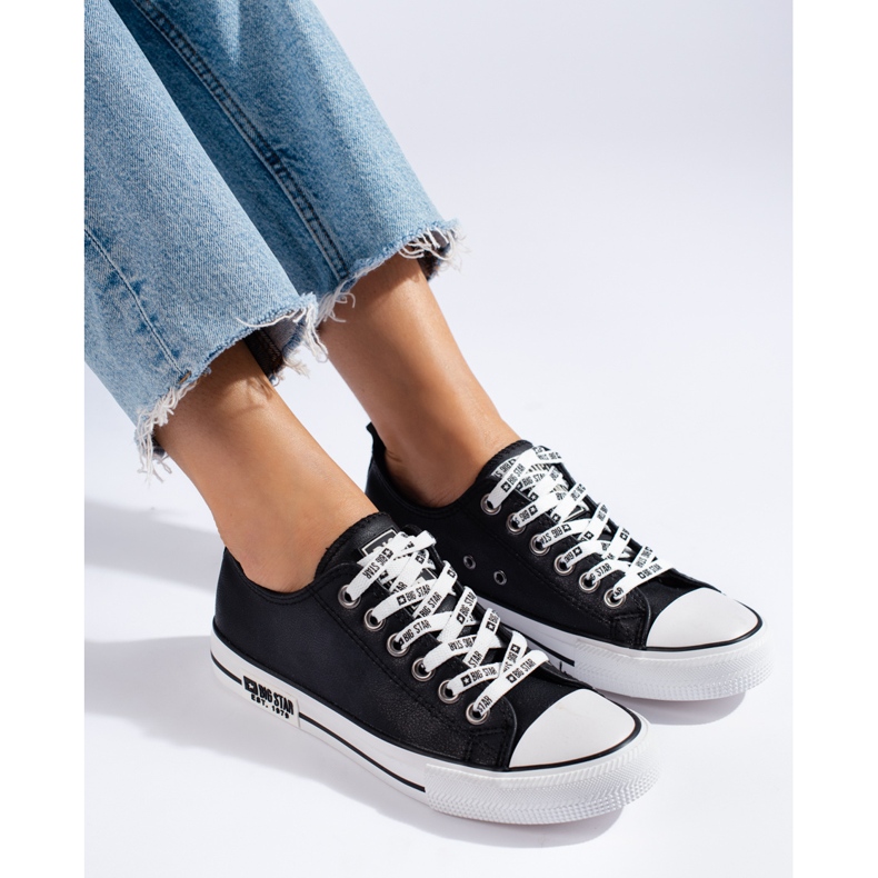 Baskets Big Star pour femme KK274096 noir 1