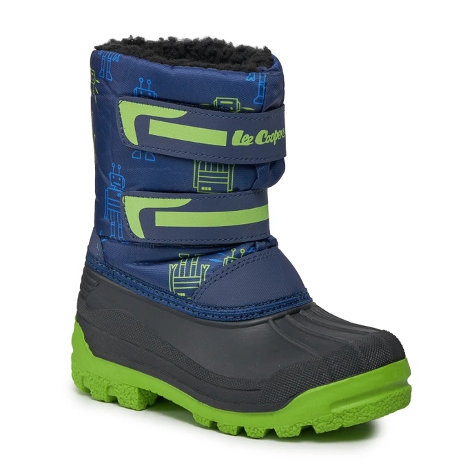 Bottes de neige Lee Cooper LCJ-23-44-2006K NAVY/FUCHSIA noires 1