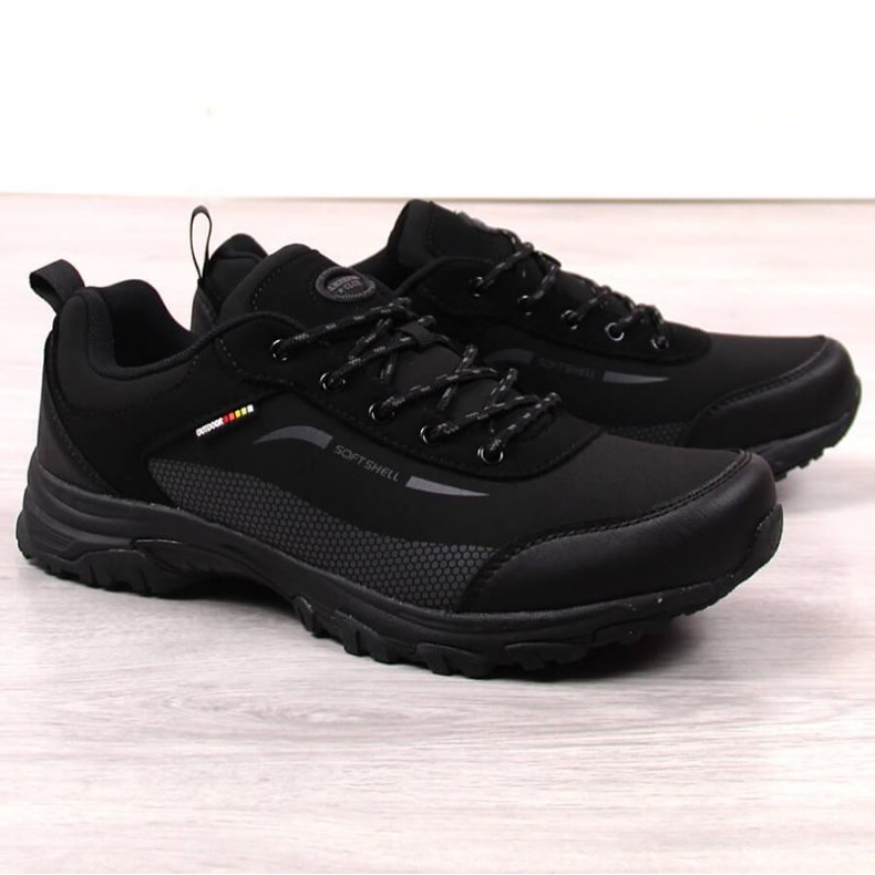 American Club M AM907 chaussures de randonnée imperméables, noir 1